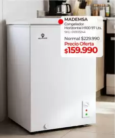 Catálogo Multicentro Página 1: Mademsa - congelador horizontal h100 97 lts €229.990,00