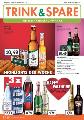 Trink und Spare Prospekt - Alle Angebote aus den neuen Trink und Spare Prospekten