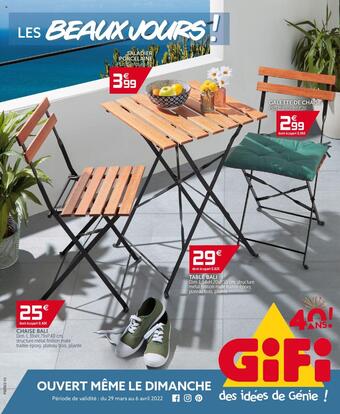 Gifi catalogue – Toutes les promotions dans les nouveaux Gifi catalogues