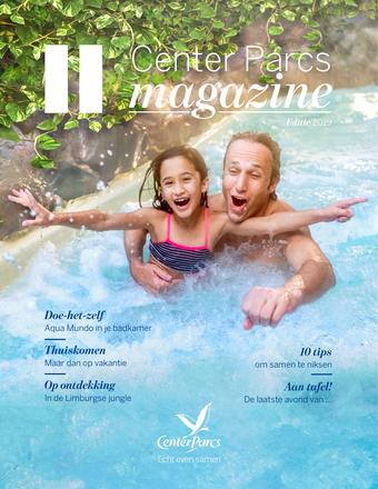 Center Parcs reclame folder (geldig t/m 31-03)