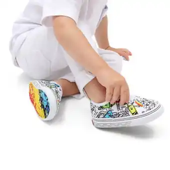 Vans Toddler vans x crayola authentic elastic lace shoes (1-4 years) offer