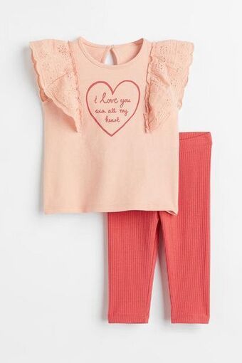 H&M 2-piece cotton set offer