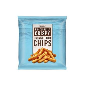 Choithrams Iceland crinkle cut chips 1.25kg offer