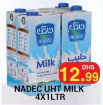 Madhoor Supermarket Nadec UHT Milk 4X1LTR offer
