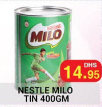 Madhoor Supermarket Nestle Milo TIN 400GM offer