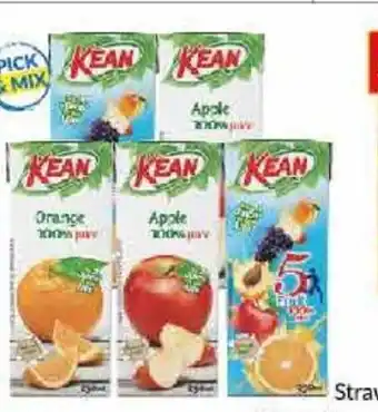 Viva Kean 100% Orange/Apple/Fruit Cocktail Juice 250ml offer