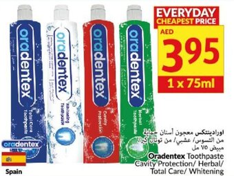 Viva Oradentex Toothpaste Cavity Protection/Herbal/Total Care/Whitening offer