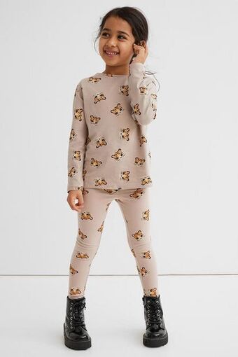 H&M 5-pack cotton leggings offer