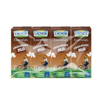 Lulu Hypermarket Lacnor flavoured milk chocolate 8 x 180ml offer