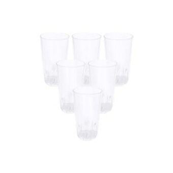 Lulu Hypermarket Crystal drops glass tumbler long yjf6010 6pcs offer