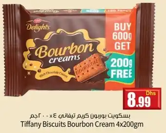 Istanbul Supermarket Tiffany Biscuits Bourbon Cream 4x200gm offer