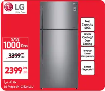 Carrefour LG Fridge GN-C782HLCU offer