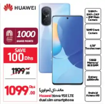 Carrefour Huawei Nova 9SE LTE Dual Sim Smartphone offer