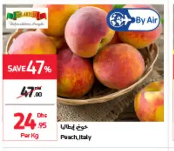 Carrefour Peach Per kg, Italy offer