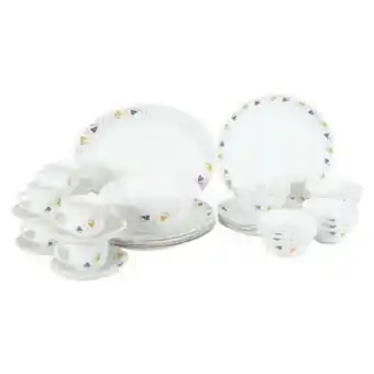 Lulu Hypermarket Cello dinner set crazy flower 38pcs offer