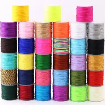 10m 0.8mm nylon rope diy bracelet braided rope tassel beaded jewelry shambhala thread
