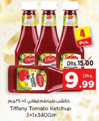 Nesto Tiffany Tomato Ketchup 3+1x340gm offer