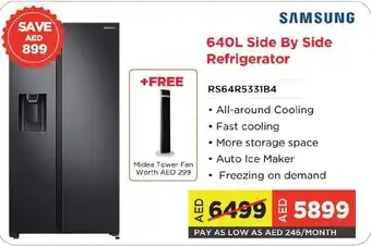 Eros Samdung 640L Side by Side Refrigerator RS64R5331B4 offer