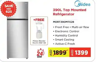 Eros Midea 390L Top Mounted Refrigerator MDTR390MTE28 offer