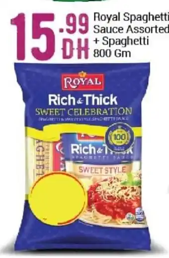Bigmart Royal Spaghetti Sauce Assorted + Spaghetti 800gm offer