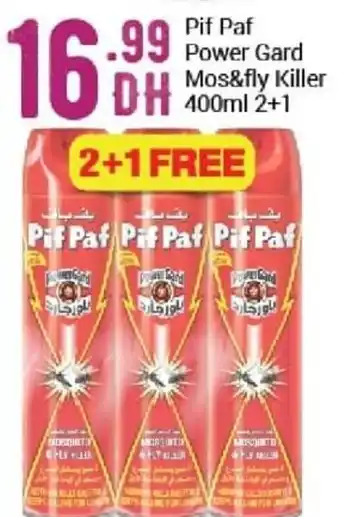 Bigmart Pif Paf Power Gard Mos&Fly Killer 400ml 2+1 offer