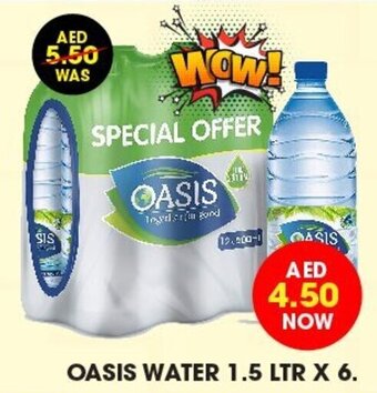 Oasis Water 1.5 Ltr x 6