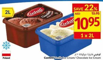 Viva Confetti Vanilla Ice Cream/Chocolate Ice Cream offer