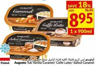Viva Augusto Tub Vanilla Caramel/Caffe Latte/Salted Caramel offer