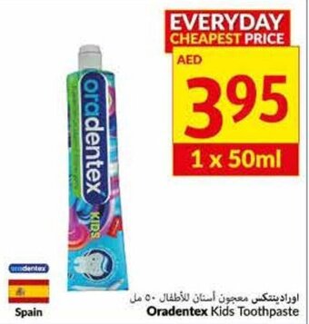 Viva Oradentex Kids Toothpaste offer