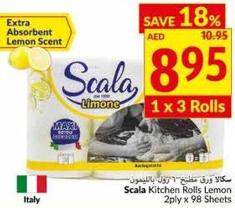 Viva Scala Kitchen Rolls Lemon 2plyx98 Sheets offer