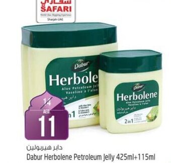 Safari Hypermarket Dabur Herbolene Petroleum Jelly 425ml+115ml offer