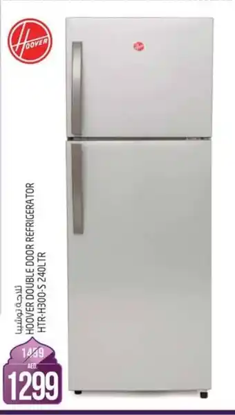 Safari Hypermarket Hoover double door refrigerator HTR-H300-5 240ltr offer