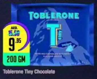 West Zone Supermarket Toblerone tiny chocolate 200gm offer
