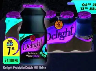 West Zone Supermarket Delight probiotic dutch mill drink 5 x 100ml offer