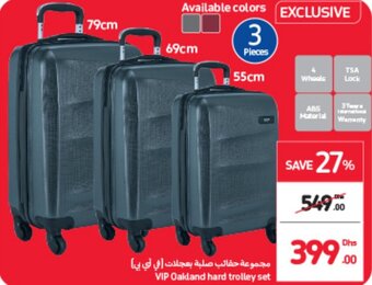Carrefour VIP Oakland hard trolley set offer