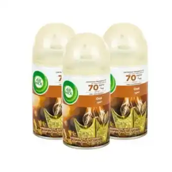 Lulu Hypermarket Airwick freshmatic auto spray refill oud 3 x 250ml offer