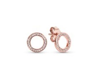 Pandora Sparkling circle stud earrings offer
