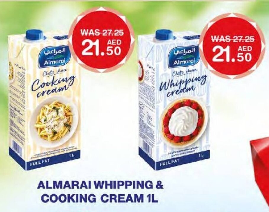 Almarai Whipping & Cooking Cream 1L offer at Choithrams