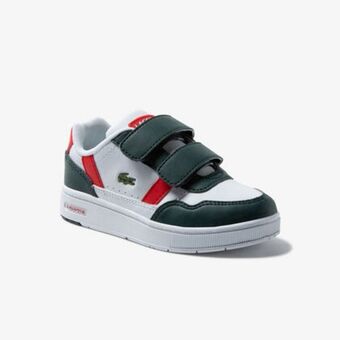 Lacoste Infants’ t-clip synthetic colour-pop sneakers offer