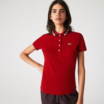Lacoste Women’s made in france slim fit organic cotton piqué polo offer