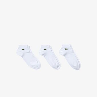 Lacoste Men's three-pack of lacoste sport low-cut cotton socks offer