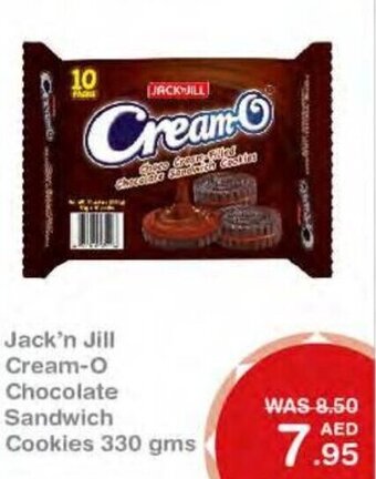 Choithrams Jack'n Jill Cream-O Chocolate Sandwich Cookies 330 gms offer