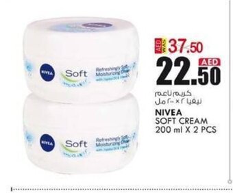 KM Trading Nivea soft cream 200ml x 2 pcs offer