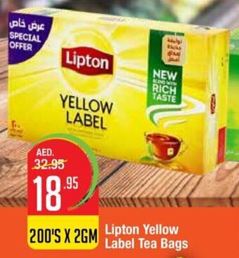 West Zone Supermarket Lipton Yellow Label Tea Bags offer
