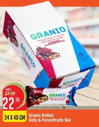 West Zone Supermarket Granio Rolled Oats & Forestfruits Bar offer