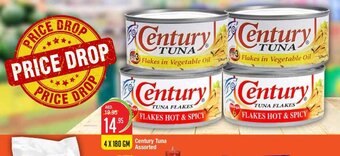 West Zone Supermarket Century Tuna Assorted offer