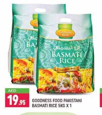 Shaklan Goodness food pakistani basmati rice 5kg x 1 offer