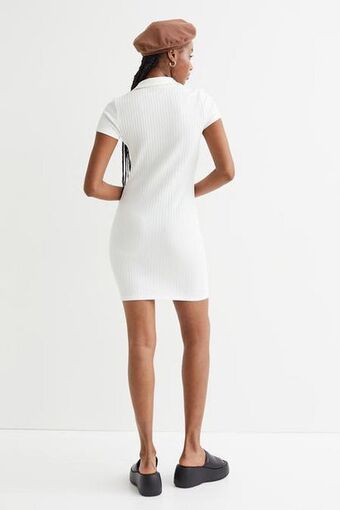 H&M Collared jersey dress offer