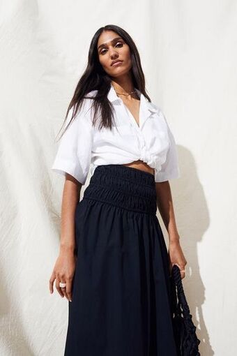 H&M Linen resort shirt offer