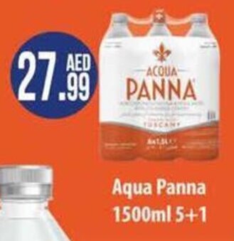 Almaya supermarket Aqua Panna 1500ml 5+1 offer